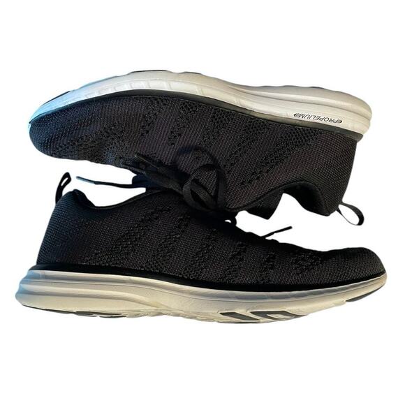 APL TechLoom Pro Running Sneaker Men’s 7 Black / White / Gum Walking Comfort - Picture 11 of 16